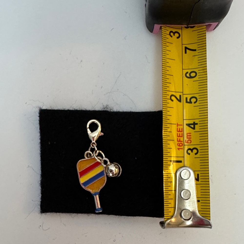 Colorful Paddle Charm with Ball